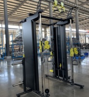 Máquina Smith Profesional Multifuncional con Cable Cruzado, Sistema de Entrenamiento de Fuerza Comercial
