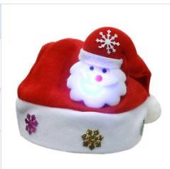 <span class=keywords><strong>Gorro</strong></span> Navideño LED Rojo Brillante para Adultos, <span class=keywords><strong>Gorro</strong></span> <span class=keywords><strong>de</strong></span> Papá Noel para Fiestas Navideñas Infantiles con Incrustaciones <span class=keywords><strong>de</strong></span> Papá Noel, Reno y Muñeco <span class=keywords><strong>de</strong></span> Nieve - Product Image 6