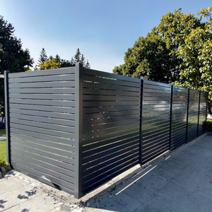 Thanh Lịch Ngoài Trời Vườn Trang Trí Nhôm Khung Cửa Cửa Gỗ Nhựa Composite Kim Loại Hàng Rào Hiện đại Hàng Rào <span class=keywords><strong>Trellis</strong></span> - Product Image 4