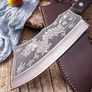 XITUO-Cuchillo de carnicero súper afilado de acero inoxidable de alto carbono con patrón de dragón, cuchillo de chef de cocina, cuchillo de carnicero - Product Image 3