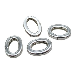 Bán Buôn 925 <span class=keywords><strong>Sterling</strong></span> <span class=keywords><strong>Silver</strong></span> Bạc Phẳng Mùa Xuân <span class=keywords><strong>Clasp</strong></span> 6Mm S925 Bạc Hình Bầu Dục <span class=keywords><strong>Clasp</strong></span> Cho Tự Làm Đồ Trang Sức Vòng Đeo Tay Vòng Cổ Phát Hiện - Product Image 1