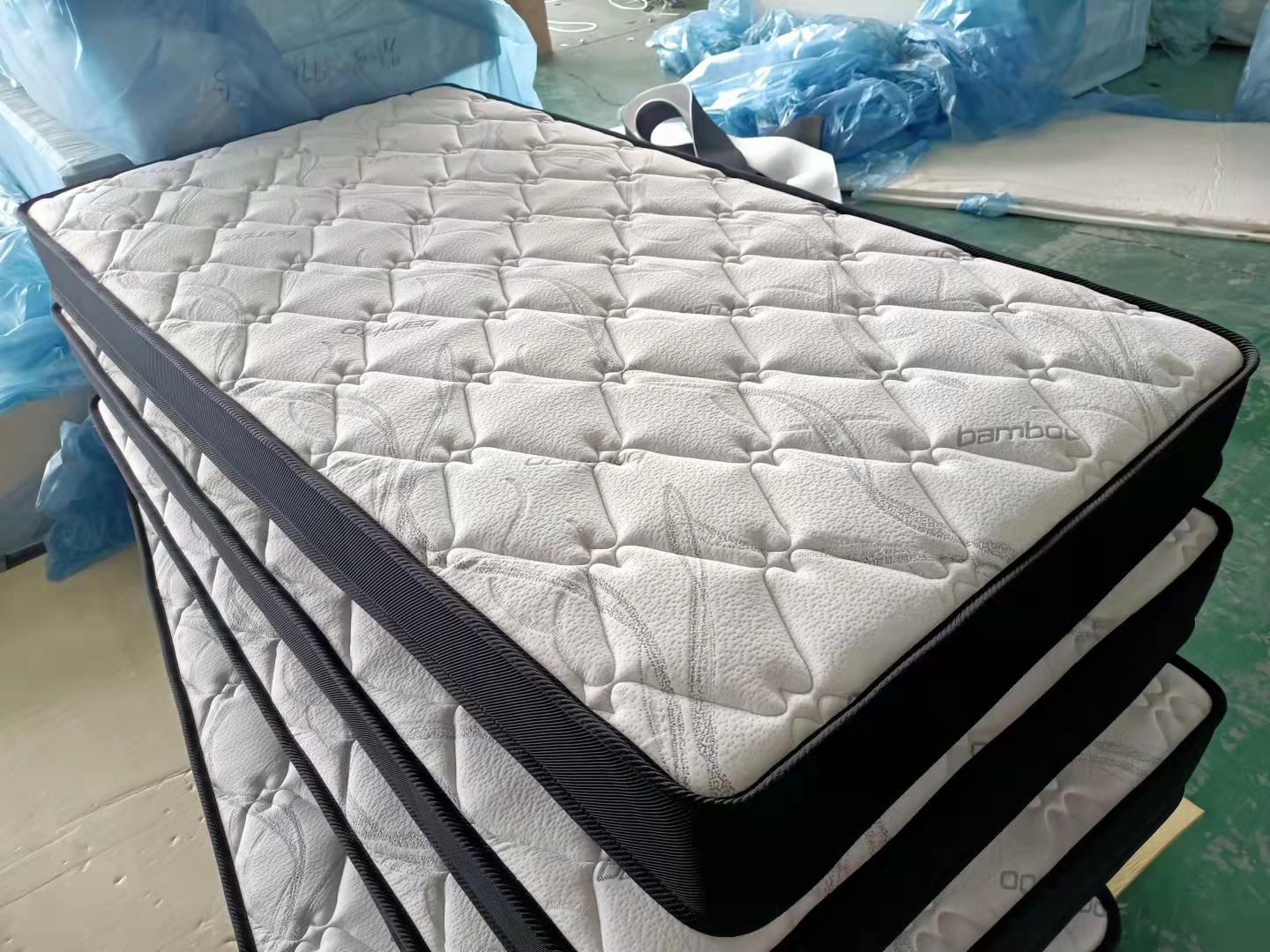 Cheap PU Foam Mattress Bamboo Firm High Density Foam Mattress for Student  Used Bunk Bed Mattress