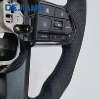 Volant de direction en cuir pleine fleur pour Toyota Corolla LC300 Hilux N70 Fortuner Land Cruise GR