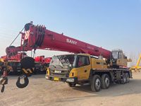 Truk Crane SANYI Sany STC600T5 Bekas 60Ton 60m Tinggi Mesin Mercedes-Benz Gearbox 2023 50ton 2023 Garansi Bantalan Satu Tahun