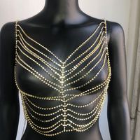Sexy Simple strass chaîne en argent bijoux string cristal fille corps Bikini sous-vêtements chaîne de taille