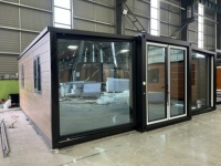 Maison de villégiature mobile de luxe à deux chambres, préfabriquée, moderne, modulaire, robuste, portable, de 20 pieds, extensible, en conteneur, utilisable comme bureau