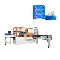 Machine d'emballage de boîtes de mouchoirs en carton PLC, personnalisable
