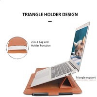GOLP Compatible 13 Inch Laptop Sleeve Bag Polyester Material Stand Function pour MacBook Air/Pro 13.3 Microsoft Surface Book 13.5