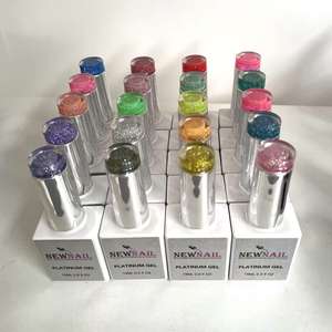 도매 커스텀 로고 네일 아트 헤마 TPO 프리 쏙오프 슈퍼 샤이니 글리터 플래시 UV 젤 폴리시 - Product Image 3