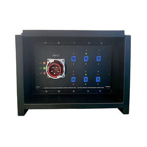 Boîtier de distribution d'alimentation étanche empilable 6U Sortie POWERCON 20A avec voyants lumineux - Product Image 3