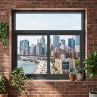 Fenêtres coulissantes modernes en alliage d'aluminium Lukliving pour balcon - Isolation thermique et longue durée de vie