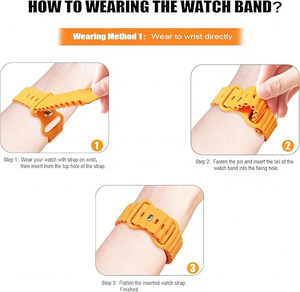 Wholesale Ocean Rubber Waterproof Sport Loop <b>Watch</b> Strap <b>Band</b> for <b>Watch</b> 42mm/46mm/49mm IWatch Series 10/9/8/7/SE Snap - Product Image 3