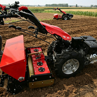 Herse rotative Power Harrow de 30 pouces, accessoires de semoir pour tracteurs à deux roues de type BCS, moteur à essence 13 CV, transmission intégrale par engrenages