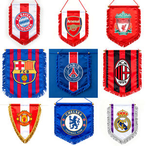 Drapeau de fanion personnalisé personnalisable drapeau d'échange d'équipe double face bannière suspendue en polyester fanion de <span class=keywords><strong>club</strong></span> de football fanion d'équipe de football - Product Image 3