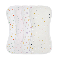 Langes à langer écologiques en mousseline de coton 6 couches doux pour nouveau-nés, à usage domestique, avec imprimé animal