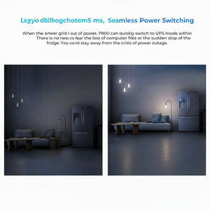 For Solar Power Station 800W 512Wh LiFePO4 Battery with MPPT Controller Flashlight & Car <b>Charging</b> - Product Image 6