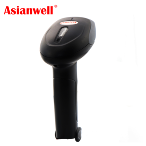 Lecteur de codes-barres portable sans fil 2.4G Asianwell pour codes 1D, 2D, PDF417 et QR, avec mémoire et Bluetooth 4.0 - Product Image 1