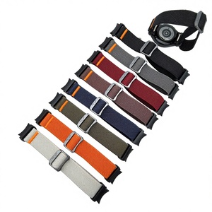 สายนาฬิกาแบบยืดหยุ่นไนลอนแบบปลดเร็ว พร้อมตัวล็อคแบบ Snap Fastener ขนาด 25 มม. สำหรับ Watch 7 6 5 4 - Product Image 1