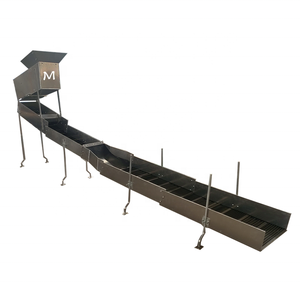 Công suất lớn vàng <span class=keywords><strong>sluice</strong></span> <span class=keywords><strong>Box</strong></span> với cao su Mat Ngân Hàng cao CHUTE cho vàng cát phục hồi máy - Product Image 4