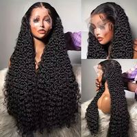 Perruque 24 HD Lace Front 13x6 en Cheveux Humains Remy Bouclés Birmans, Sans Colle, Transparente, Pré-Pluckée, Pré-Coupée, Densité 250%, Vente Directe Usine