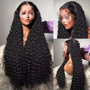 Directo de Fábrica, Cabello Humano Remy Rizado Birmano 13x6, Sin Pegamento, Transparente, Pre-Arrancado, Pre-Cortado, 250% de Densidad, HD, con Cordón Frontal - Product Image 2