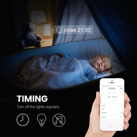 Tuya US standard mini smart touch électrique automatique transfert interrupteur d'éclairage wifi alexa