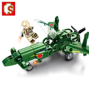 Sembo 704201 military series fighter aircraft plastic bricks order child assembled puzzle blocks Toy co - Product Image 6