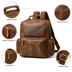 Handmade Genuine Leather <b>Small</b> <b>Sport</b> Crossbody Messenger <b>Bag</b> Laptop Satchel Office Work Travel Unisex Business Top Fashion Sling - Product Image 2