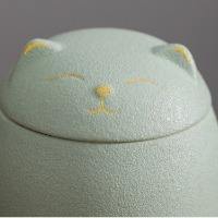 Urna de Cerâmica com Pegada de Pata para Cães e Gatos, Urna Memorial para Animais de Estimação, Lembrança para Amigos Peludos Queridos - Product Image 3