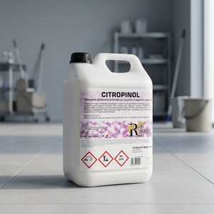 Detergente Igienizzante Liquido Rykem Citropinol 5Kg in Plastica per Pavimenti e Superfici, Profumo di Limone, Lunga Durata, per Comunità - Product Image 1