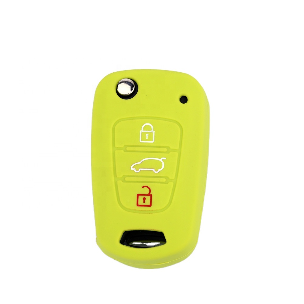 Silicone Car Key Remote cover Remote Control Keys soft rubber Cover Case Fit for Kia Car key
