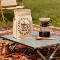 Vente directe usine – Emballage personnalisé de haute qualité pour sacs de café à fond carré en vrac avec valve, recyclables, pour lait et chewing-gum