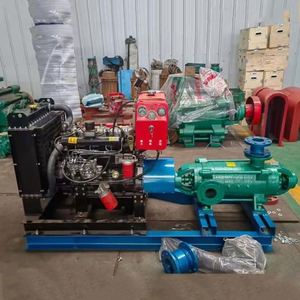 Bomba de Agua de Alta Presión, Bomba Multietapa Horizontal de Hierro Fundido de Presión Constante para Suministro Secundario de Agua en Edificios de Gran Altura - Product Image 5