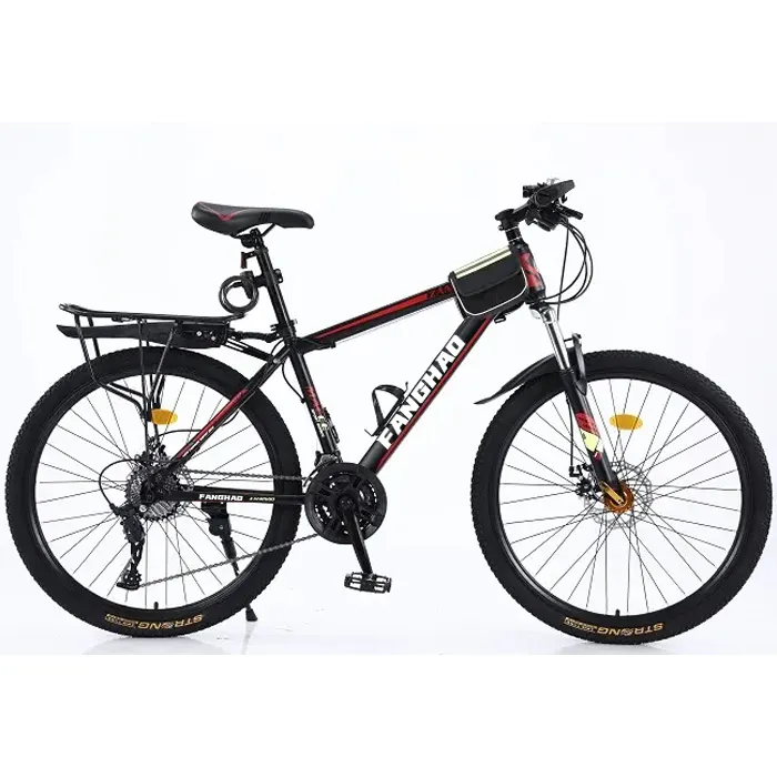 Gute Qualität Alu Mountainbike 27.5 Hybrid Fahrrad mit Träger Kotflügel Tasche Schloss und Flasche