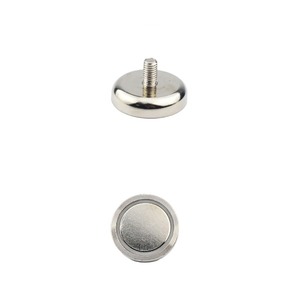 Forte magnete permanente al neodimio con filo esterno alto materiale magnetico Base circolare per macchine elettronica Automobile - Product Image 3