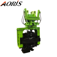 OEM/ODM Pile driver rotatif à prise latérale 360 degrés pour excavatrice 27-38T, pour forage jusqu'à 6m de profondeur