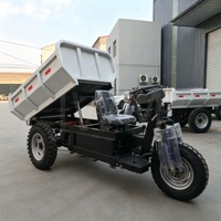 ZYZ-185 Camion benne électrique minier à trois roues avec essieu arrière à insertion directe pour le transport souterrain de minerai de fer