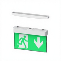 Meilleures ventes : Panneau de signalisation d'urgence LED SMD intérieur/extérieur, rechargeable avec batterie Li-FePO4, étanche IP20, lumière du jour 6000K, 3 modes