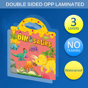 Livres d'autocollants réutilisables pour enfants, autocollants kawaii, papeterie pour enfants, livres d'activités éducatives précoces pour enfants avec autocollants - Product Image 4