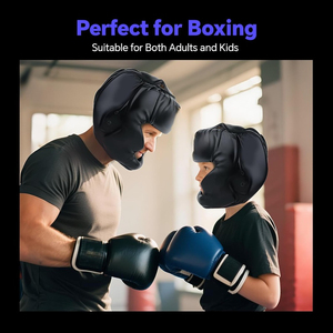 Venta al por mayor Sanda Head Guard Boxeo Casco Ajustable Casco de Boxeo para Entrenamiento Kick Boxing Casco - Product Image 2