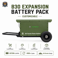 Station d'alimentation portable solaire avec télécommande pour camping, extérieur, urgence, camping-car, voiture, avec panneaux et batterie LiFePO4 3000