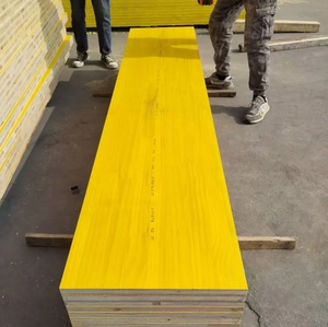 <span class=keywords><strong>Pannello</strong></span> in <span class=keywords><strong>compensato</strong></span> di abete a <span class=keywords><strong>3</strong></span> strati per casseforme, tavola gialla per costruzione di pareti e colonne in cemento - Product Image 5