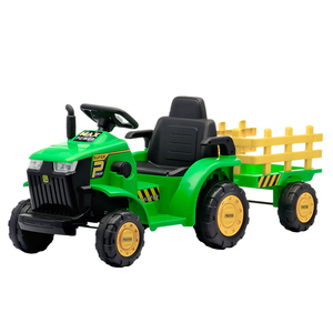 Nouvelle Voiture Électrique 6V pour Enfants, <span class=keywords><strong>Tracteur</strong></span> Télécommandé avec Pédale, Cadeau d'Anniversaire ou de Noël pour les 2-4 Ans - Product Image 1