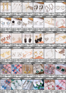 Aretes de acero inoxidable mujer set ZIRCON Western 925 Plata pendientes grandes para niñas pendientes personalizados - Product Image 6