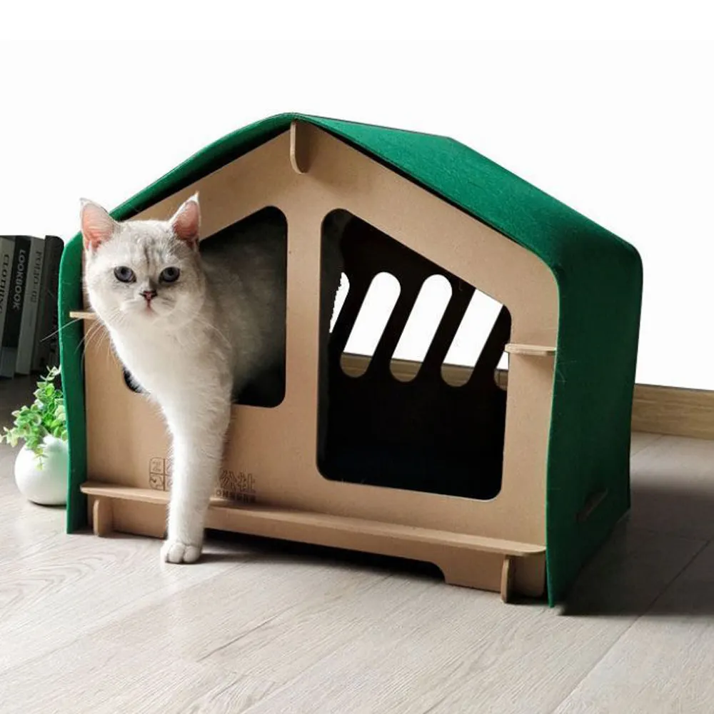 OEM & ODM mèo tiểu chó kennel bốn mùa phổ loại nhà có thể tháo rời nhà Khung nhà mèo nhà