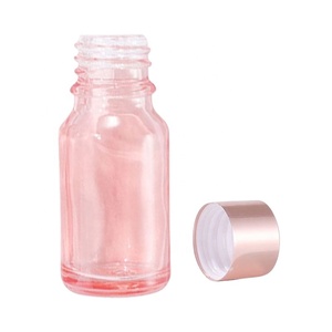 Custom 5ml 10ml 15ml 20ml 30ml 50ml 100ml Glass Oil Dropper <b>Bottle</b> <b>Pink</b> Glass Serum <b>Bottle</b> - Product Image 1