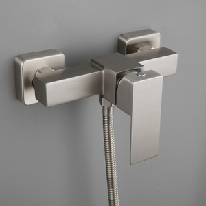 Four Sided Shower Faucet 304 Stainless Steel <b>Square</b> Rain Shower Head <b>Set</b> With Ceramic Valve Core Single Handle Mixing Valve - Product Image 3