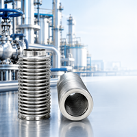 Tuyau ondulé flexible résistant aux produits chimiques, pour l'industrie chloroalkali, tube anti-corrosion, soufflet, joint d'expansion, bride