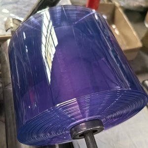 Rouleau de rideau en bande de PVC transparent de la Chine 2mm et 3mm d'épaisseur 200mm de largeur pour la protection d'entrepôt et de porte - Product Image 3