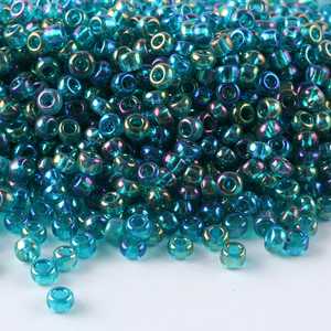 2mm Transparent Rainbow Rocailles Premium Crystal Seed Beads Perles de verre rondes pour la fabrication de bijoux Art Craft Pearl - Product Image 4